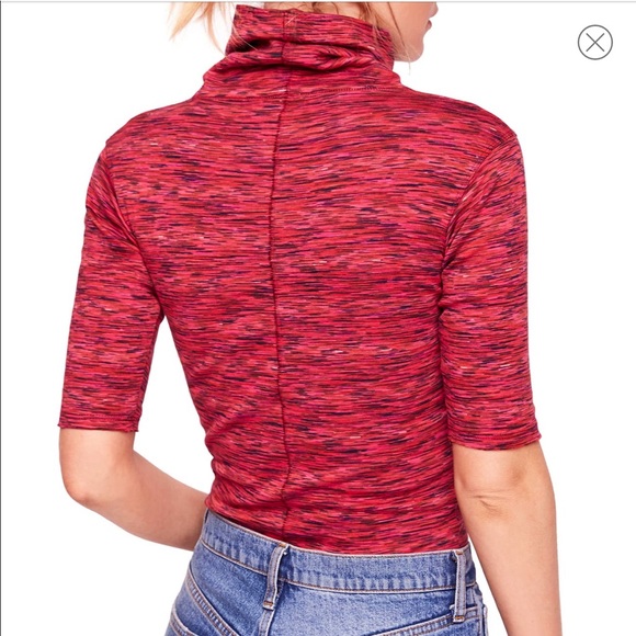 NWT Free People Sunshine Space Dyed Turtleneck - Picture 2 of 5